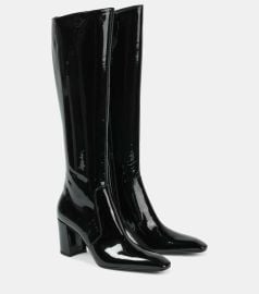 Lauren 70 patent leather knee high boots at Net a Porter