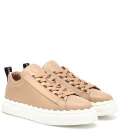 Lauren Leather Sneakers - Chlo at Mytheresa