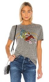 Lauren Moshi Capri Tee in Heather Grey at Revolve