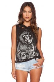 Lauren Moshi Gorilla Roxane Muscle Tee at Revolve