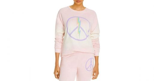 Lauren Moshi x AQUA Electric Peace Sweatshirt by Aqua at Bloomingdales