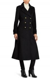 Lauren Ralph Lauren Double Breasted Long Coat at Nordstrom