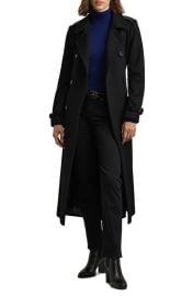 Lauren Ralph Lauren Double Breasted Wool Blend Trench at Nordstrom