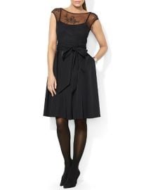 Lauren Ralph Lauren Dress - Illusion Lace Bodice at Bloomingdales