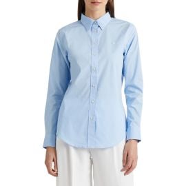 Lauren Ralph Lauren Easy Care Stretch Cotton Shirt at Nordstrom