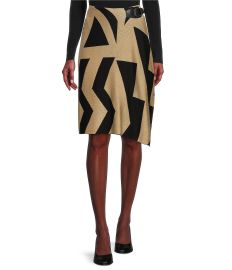 Lauren Ralph Lauren Geometric Print Buckle Waist Pencil Skirt Dillardx27s at Dillards