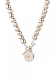 Lauren Ralph Lauren Logo Beaded 17 Collar Necklace at Belk