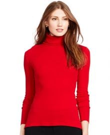 Lauren Ralph Lauren Ribbed Turtleneck Sweater at Macys