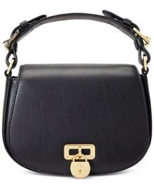 Lauren Ralph Lauren Tanner Leather Small Crossbody Bag - Macy39s at Macys
