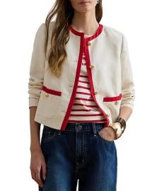 Lauren Ralph Lauren Two-Tone Linen Blend Twill Blazer Dillardx27s at Dillards