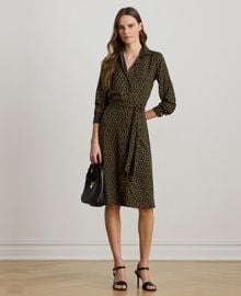 Lauren Ralph Lauren Women39s Chain-Print Crepe Shirtdress - Macy39s at Macys