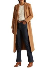 Lauren Ralph Lauren Wool Blend Longline Coat at Nordstrom