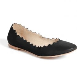 Lauren Scalloped Ballet Flat at Nordstrom