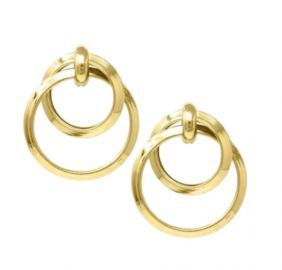 Laurene Hoop Earrings by Bonheur at Bonheur