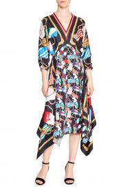 Lauriane Silk Midi Dress at Nordstrom