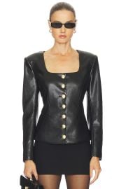 Lavena Faux Leather Jacket at Revolve