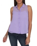 Lavender shirt like Annies at Wet Seal