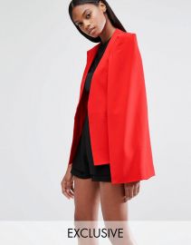 Lavish Alice  Lavish Alice Cape Blazer at Asos