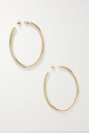 Law gold-plated hoop earrings at Net a Porter