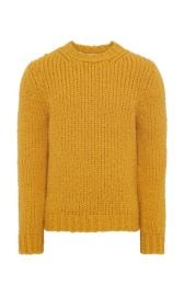Lawrence Knit Sweater in Golden Birch Welfat Cashmere M Gabriela Hearst at Gabriela Hearst