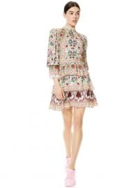 Lawson Tiered Mini Dress by Alice  Olivia at Alice and Olivia