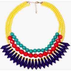 Layered Colorblock Necklace at Forever 21