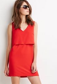 Layered Crepe Dress  Forever 21 - 2000154591 at Forever 21