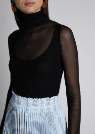 Layered Gauge Knit Turtleneck Top by Proenza Schouler White Label at Bergdorf Goodman