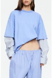 Layered Look Oversize T-Shirt at Nordstrom
