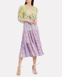 Layla Paisley Dress by Hemant Nandita at Intermix