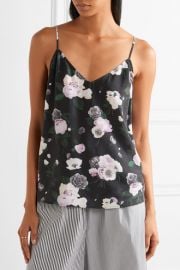 Layla floral-print washed-silk camisole by Equipment at Net A Porter