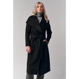 Le Fafo Draped Collar Wrap Coat at Nordstrom