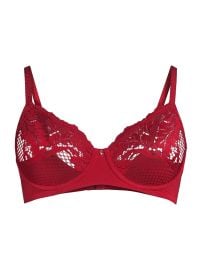 Le Mystegravere Lace Allure Unlined Underwire Demi Bra Bloomingdales at Bloomingdales