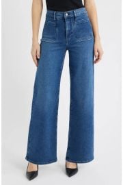 Le Slim Palazzo Patch Pocket High Waist Wide Leg Jeans in Iberia at Frame