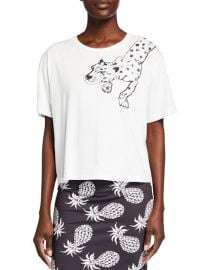 Le Superbe Painted Lil Cheetah Graphic Cotton Tee at Neiman Marcus