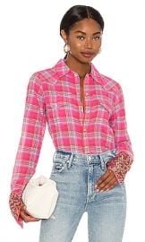 Le Superbe Super Stoned Cowboy Shirt in Indian Summer Plaid from Revolve com at Revolve