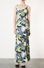 Leaf print maxi dress by Topshop at Nordstrom