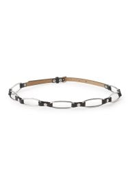 Leather Belt with Hoops at Belk