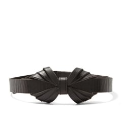 Leather Bow Belt at Fossil