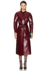 Leather Duchesse Biker Coat at FWRD