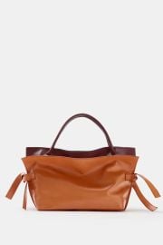 Leather Flap Bag at Zara
