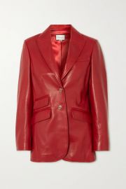 Leather Jacket by Gucci at Net A Porter