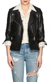 Leather Moto Jacket at Barneys