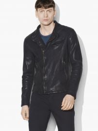 Leather Motocross Jacket by John Varvatos at John Varvatos