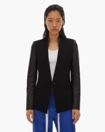 Leather Sleeve Jacket  WWWHELMUTLANGCOM at Helmut Lang