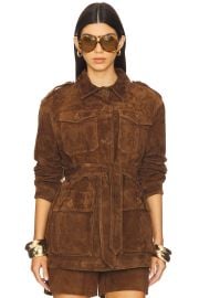 Leather Suede Mid Jacket at Revolve