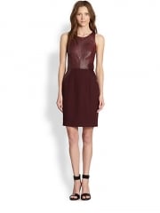 Leather dress by Sachin and Babi at Saks Fifth Avenue