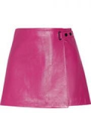 Leather mini skirt at The Outnet