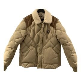 Leather puffer Chevignon Beige size XL International in Leather - 39605872 at Vestiaire Collective