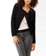 Leather shoulder jacket like Elenas at Forever 21